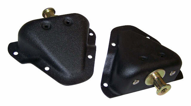 Vintage - Steel Black Door Striker Kit - 550294545K