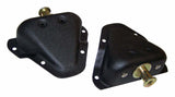 Vintage - Steel Black Door Striker Kit - 550294545K