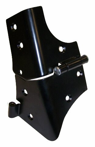 Jeep Metal Black Windshield Hinge - 55075702AH steel