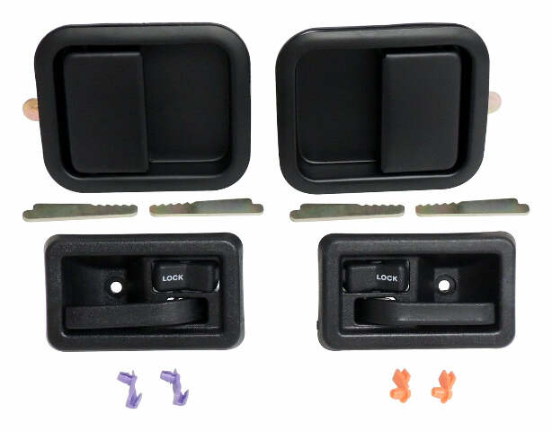 Vintage - Steel Black exterior door handle assembly Kit - 55076222MK