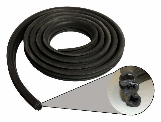 Jeep Rubber Black Door Weatherstrip - 55135958AJ