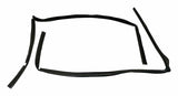 Fits 1999-2004 Jeep Grand Cherokee WJ Grand Cherokee; Door Glass Seal Set -55136024K-CRN