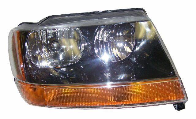 Jeep Plastic Amber headlight assembly - 55155128AB