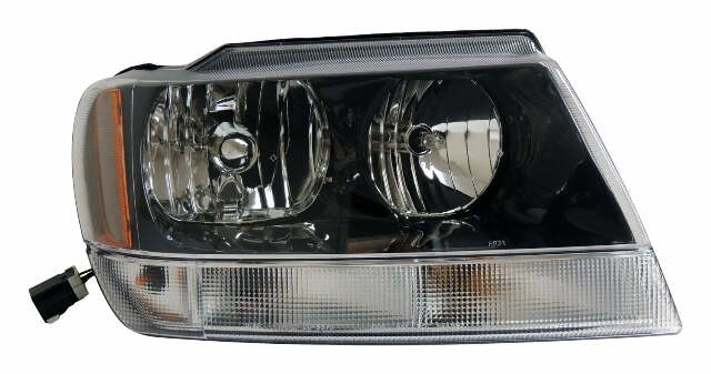 Jeep Plastic Black headlight assembly - 55155128AJ