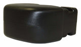 Jeep Metal Black off-road bumper End Cap - 55155761AA