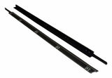 Outer Door Glass Weatherstrip Kit for 97-06 Jeep Wrangler TJ Wrangler Full Steel Doors 55176565K black
