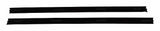 Fits 1984-1996 Jeep Cherokee XJ Cherokee Door Window Belt Weatherstrip Kit; 55235406K steel black
