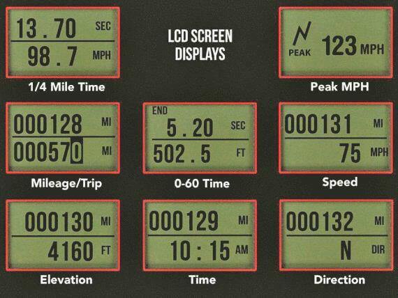 Holley EFI GPS Speedometer - 553-123