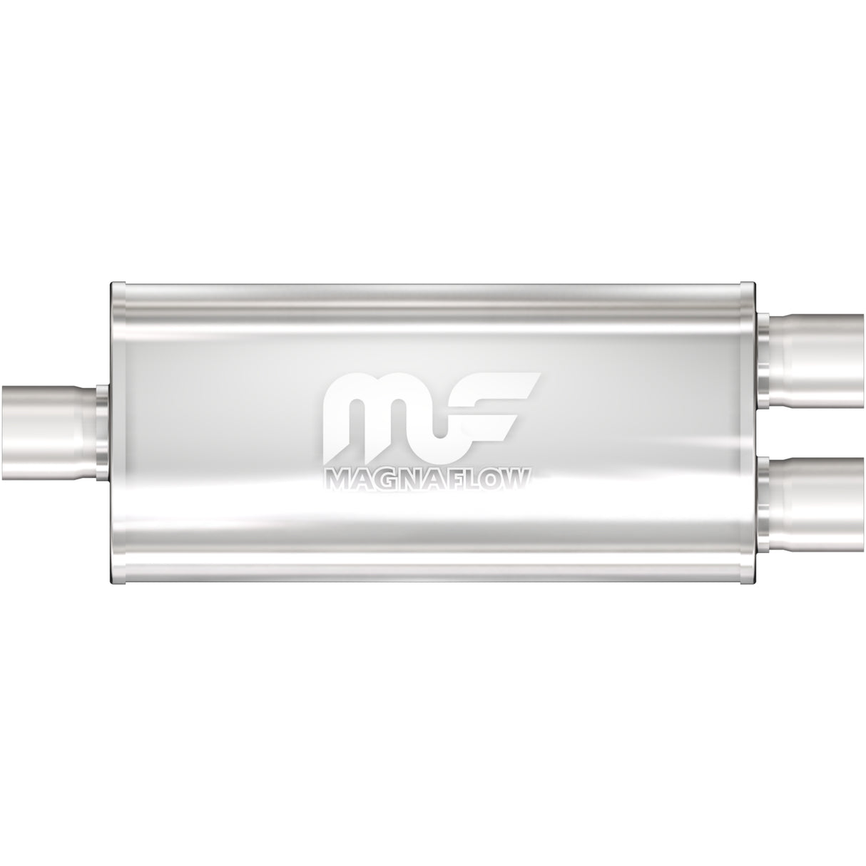 Exhaust Muffler for 5 X 8in. Oval Straight-Through Performance Exhaust Muffler MagnaFlow 12128