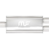 Exhaust Muffler for 5 X 8in. Oval Straight-Through Performance Exhaust Muffler MagnaFlow 12128