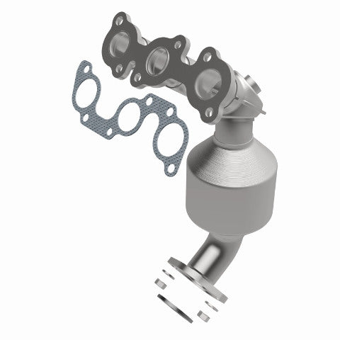 MagnaFlow direct-fit catalytic converter fits 2004-2006 Lexus ES330, 2004-2008 Toyota Solara, and more, this and 2004 Lexus ES330 3.3L stainless steel CARB compliant 5531610
