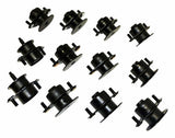 Jeep Metal Black Body Mount Kit - 55366676K4