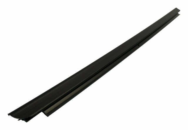 Jeep Metal Black Door Glass Weatherstrip - 55395268AD steel