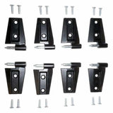 Jeep Steel Black Door Hinge Kit - 55395384K8