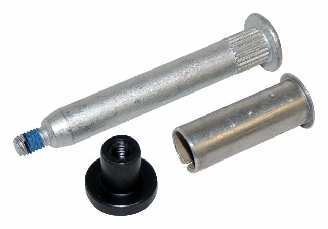 Fits 2007-2018 JK Wrangler; Door Hinge Pin & Bushing Kit -55395702K-CRN