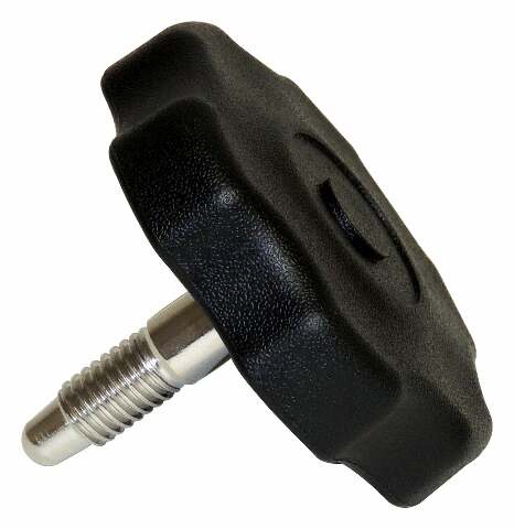 Jeep Steel Black Door Surround Knob - 55397132AB