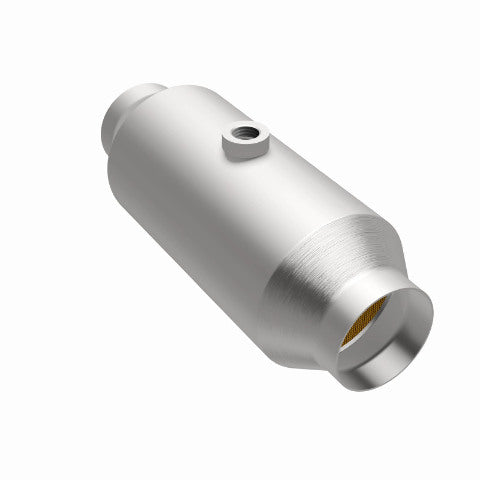 MagnaFlow universal catalytic converter 2.5 inch inlet/outlet stainless steel CARB compliant 5551356