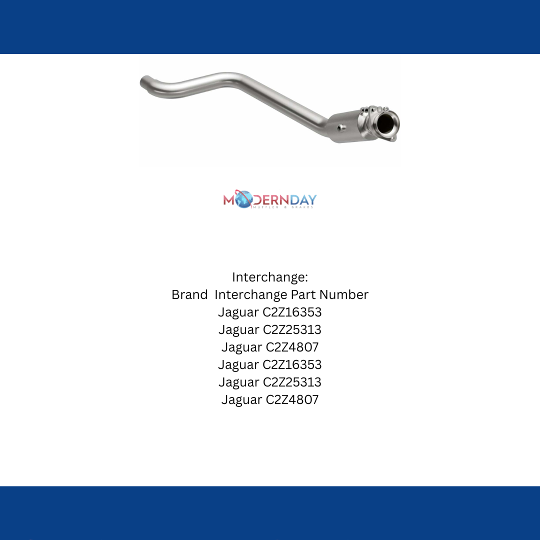MagnaFlow direct-fit catalytic converter fits 2010-2012 Jaguar XF and Jaguar XFR, this and 2010 2012 Jaguar XF 5.0L stainless steel CARB compliant 5561300