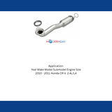 MagnaFlow direct-fit catalytic converter for 2010-2011 Honda CR-V 2.4L stainless steel CARB compliant 5571783