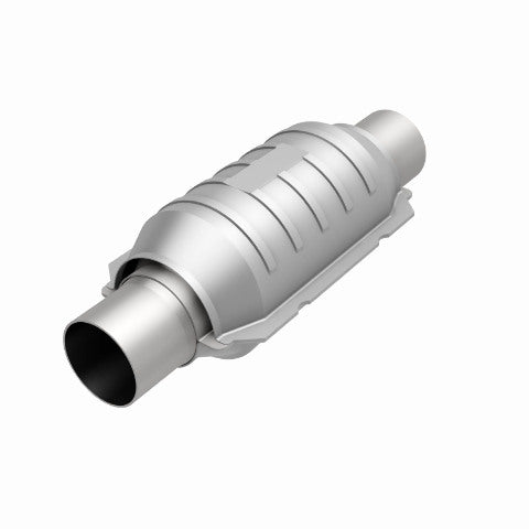 MagnaFlow universal catalytic converter 2.5 inch inlet/outlet stainless steel CARB compliant 557406