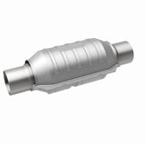MagnaFlow universal catalytic converter 2.5 inch inlet/outlet stainless steel CARB compliant 557406
