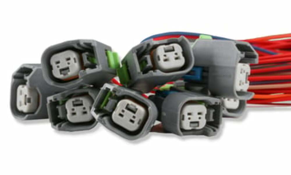 t Holley EFI EV6 Unterminated Injector Harness Kit 558-216 Holley EFI