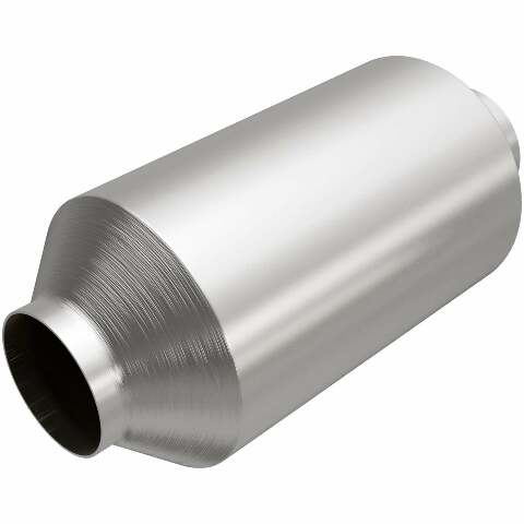 MagnaFlow universal catalytic converter 2.5 inch inlet/outlet stainless steel CARB compliant 5582306