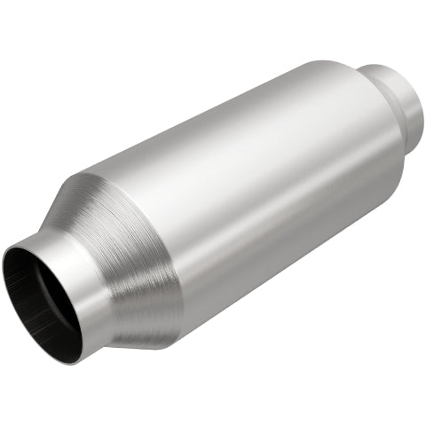 MagnaFlow universal catalytic converter 2.5 inch inlet/outlet stainless steel CARB compliant 5582406