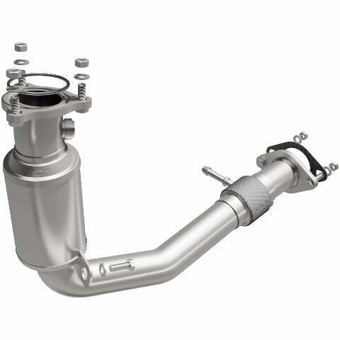 MagnaFlow direct-fit catalytic converter fits 2010-2016 Chevrolet Equinox, GMC Terrain, and additional vehicles and 2010- Chevrolet Equinox 2.4L stainless steel CARB compliant 5582