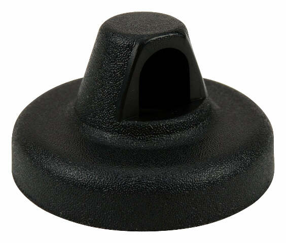 Fits 2007-2018 Jeep Wrangler JK Wrangler Antenna Base Cover; 56040950AE black