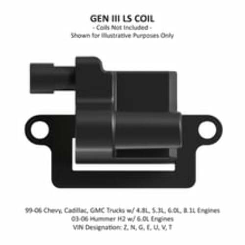 Holley ignition coil black pair-561-128