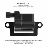 Holley ignition coil black pair-561-128
