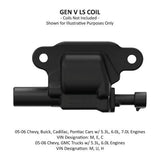 Holley ignition coil black pair-561-130