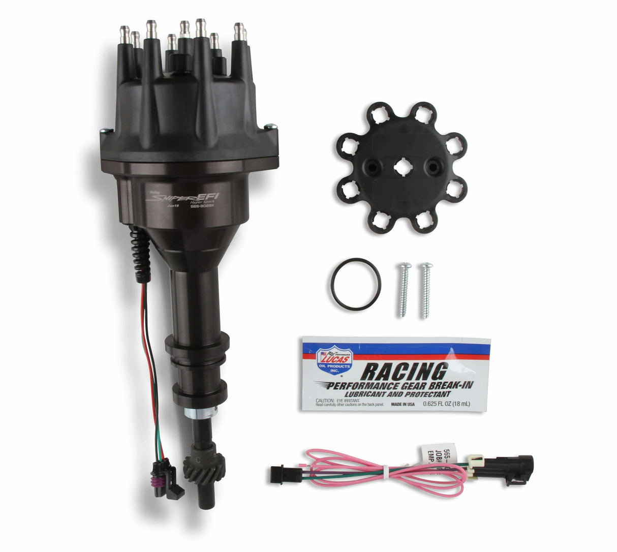 Holley Sniper EFI fuel injection system holley-565-302bk-sniper-efi-hyperspark-distributor-ford-351w-hall-effect-crank-t