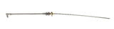 Mr. Gasket 17 inch throttle cable firewall mount carburetor polished stainless steel 5655