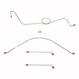 Front Brake Line Kit for 57-60 Ford F-100 Pickup drum brakes stainless steel