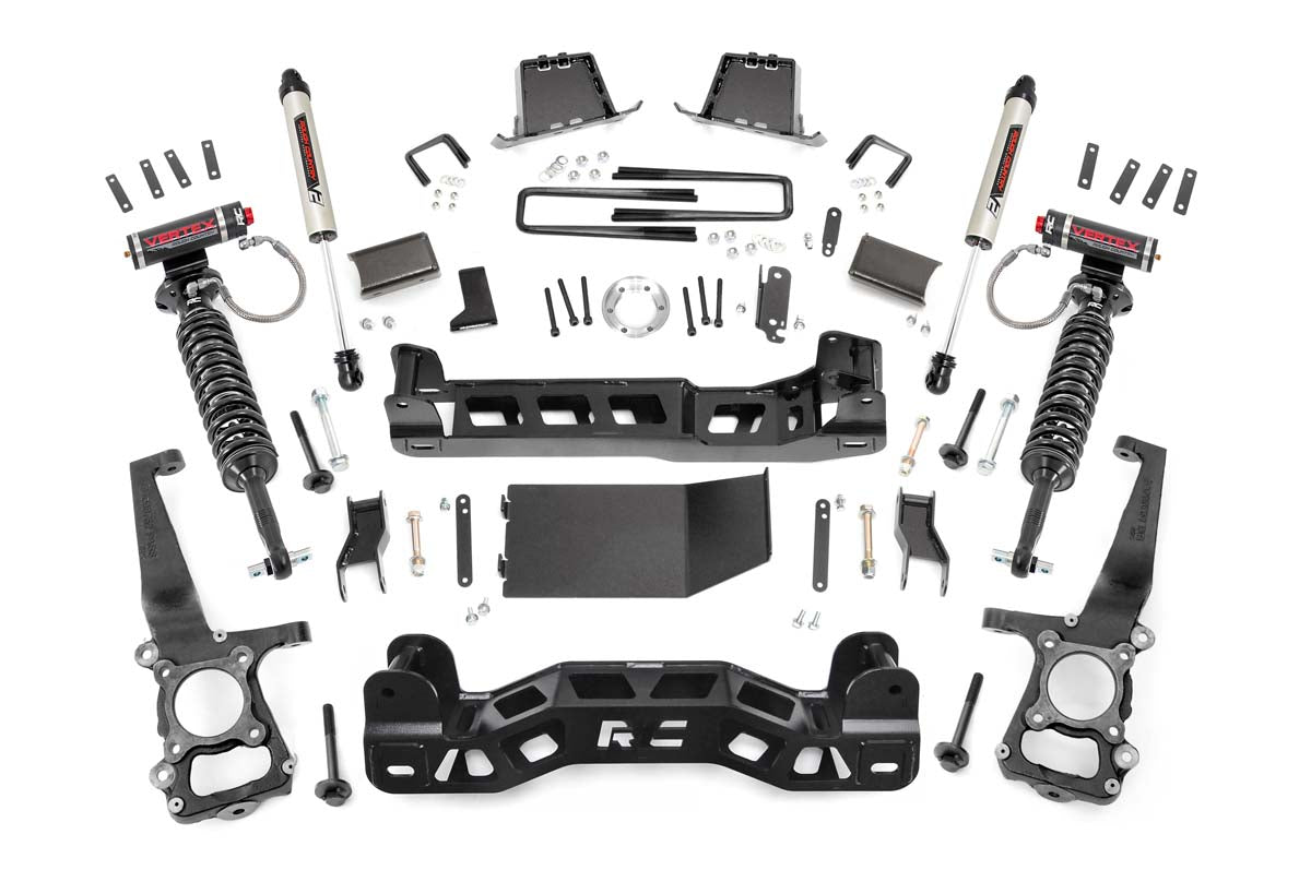 Fits Ford F-150 4WD (2014) 6 Inch Lift Kit; Vertex/V2; 57557