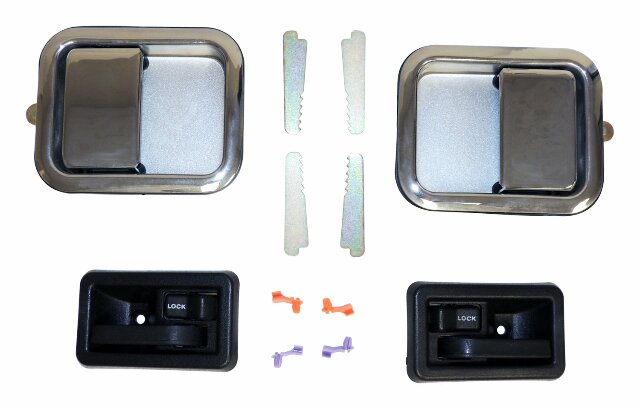 Vintage - Steel Black exterior door handle assembly Kit - 5758172MK