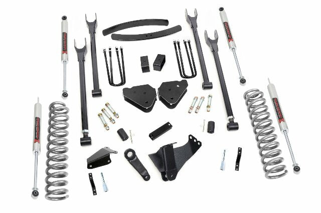 Fits Ford F-250/F-350 SD (05-07) 6" Lift Kit; Diesel; 4 Link; M1; 58040