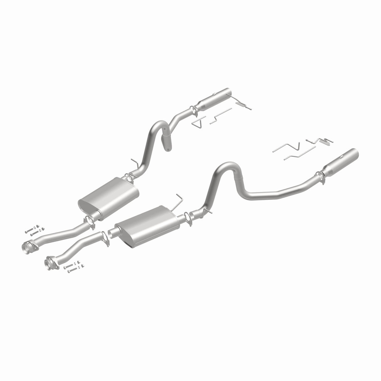 Fits 1994-1998 Ford Mustang Direct-Fit Replacement Exhaust System stainless steel