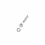 Mr. Gasket carburetor studs 59 zinc aluminum steel 2493