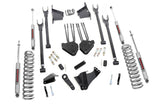 Fits Ford F-250/F-350 SD 4WD (05-07) 8" Lift Kit; 4 Link; RR Blocks; 591.2