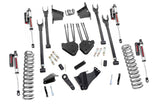 Fits Ford F-250/F-350 SD (05-07) 8" Lift Kit; 4 Link; RR Blocks; Vertex; 59150