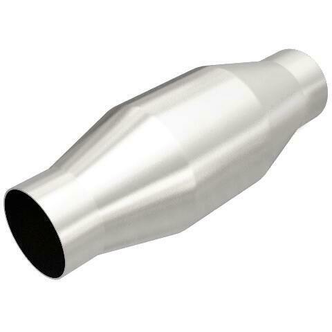 MagnaFlow universal catalytic converter 2.5 inch inlet/outlet stainless steel CARB compliant OBDII 59926