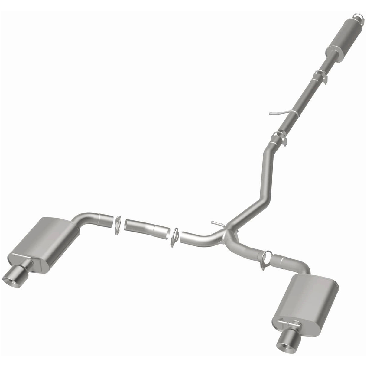 2011-2015 Ford Explorer Direct-Fit Replacement Exhaust System 106-0459 aluminized steel