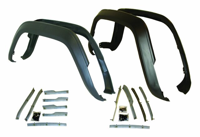 Jeep Metal Black Fender Flare Master Kit - 5AGKM