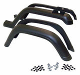 Jeep Plastic Black Fender Flare Kit - 5AHK