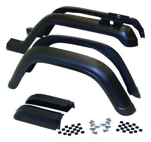 Jeep Plastic Black Fender Flare Kit - 5AHK6