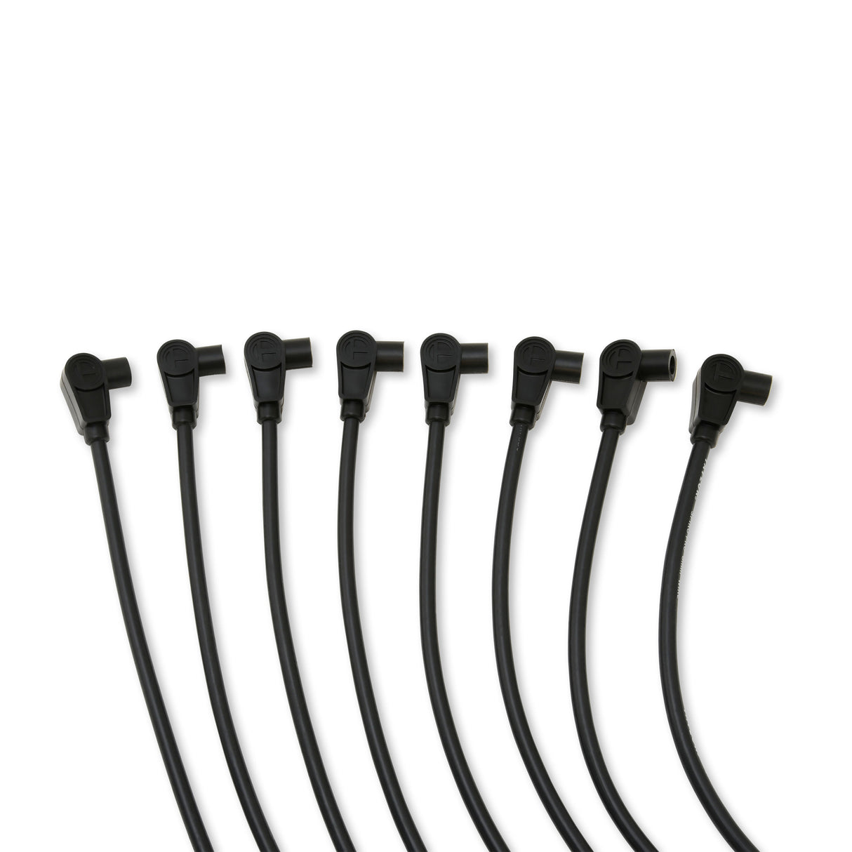 Spark Plug Wire Set Universal 8mm Silicone Spiro Pro 350 ohm/ft Black 74028