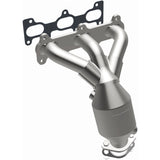 Catalytic Converter with Integrated Exhaust Manifold for HM Grade Federal / EPA Compliant Direct-Fit Manifold Catalytic